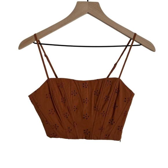Jason Wu Corset Top Camel XS - Picture 1 of 10